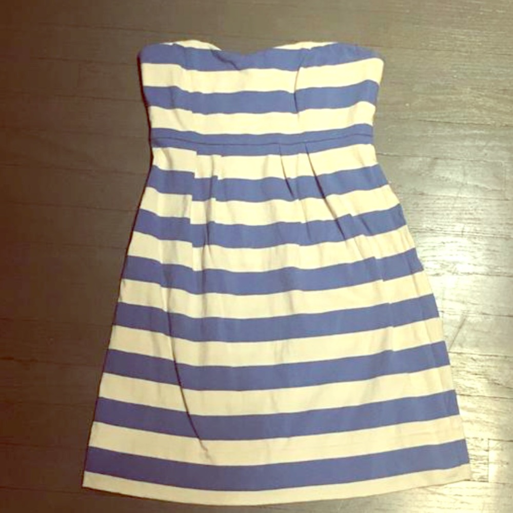 NWT strapless sweetheart stripe J.Crew dress 💜